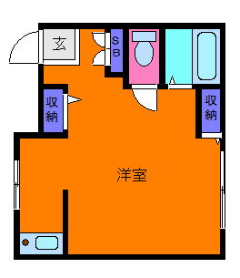 石町ハイツの間取り