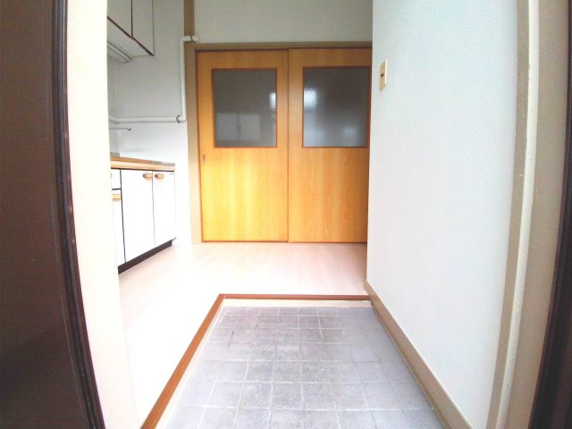 石町ハイツの玄関