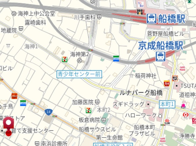 クローバーハイツの地図|★案内図★