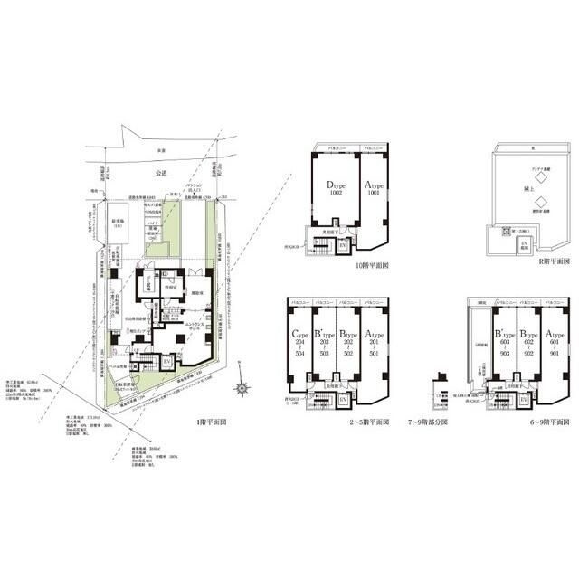 プレール・ドゥーク東向島の区画図