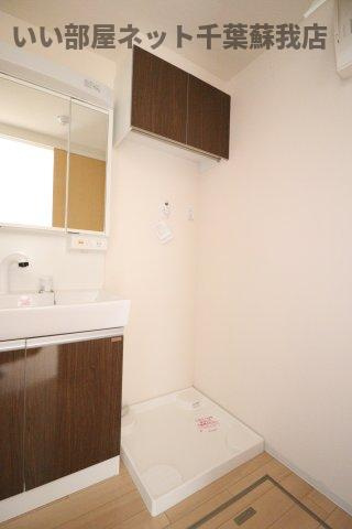 シクーロの洗面所|洗濯機置場