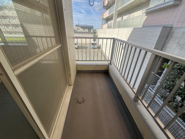 旭マンションのバルコニー