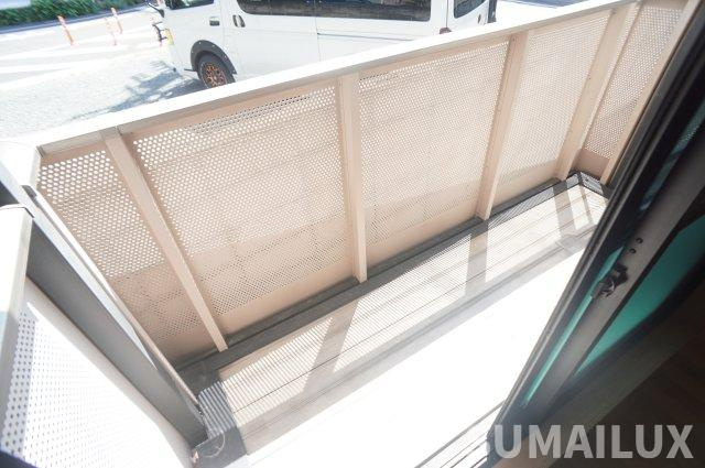 長命ハイムのバルコニー