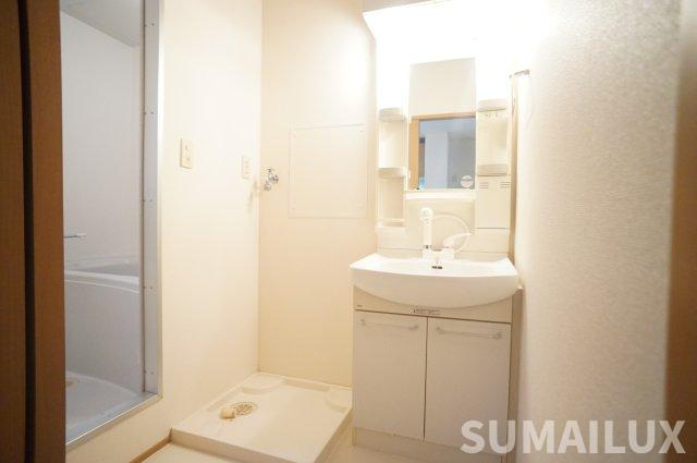 長命ハイムの独立洗面台