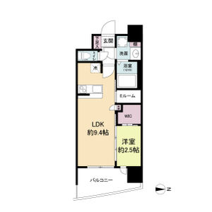 セレニテ難波リアンの間取り