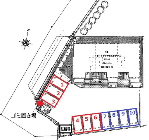 セレーネの区画図