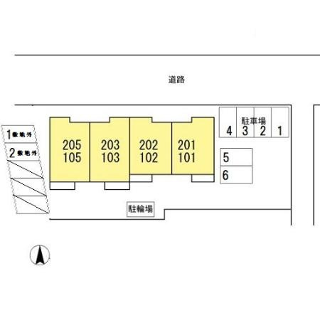 プリムローズⅡの区画図