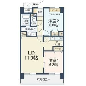 CORONET　INAEIの間取り