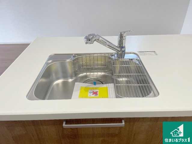 栗東市中沢　第3期　新築一戸建ての設備|広々としたシンクで食器洗いも楽々！