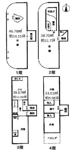 KCS鶴橋の間取り