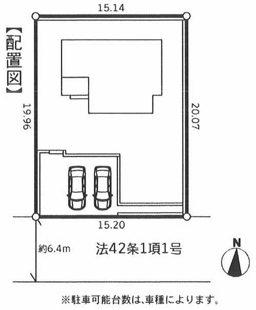 横浜市栄区野七里1丁目2期　新築戸建全1棟の区画図