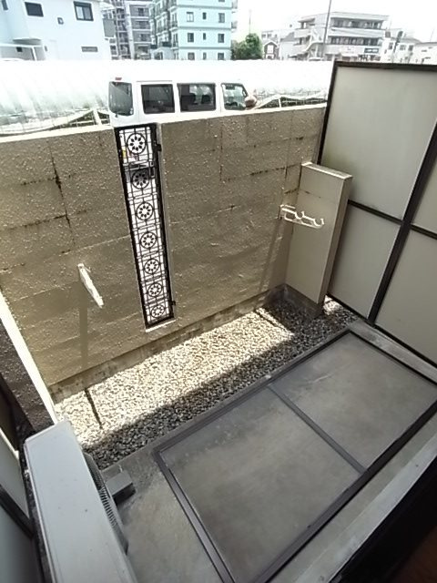 ドムール若山のバルコニー