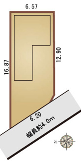 【区画図】 | さいたま市岩槻区上野１　中古戸建