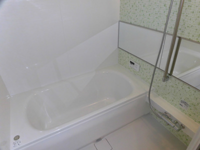 【浴室】 | ディアコートやまが | 落ち着いた空間のお風呂です