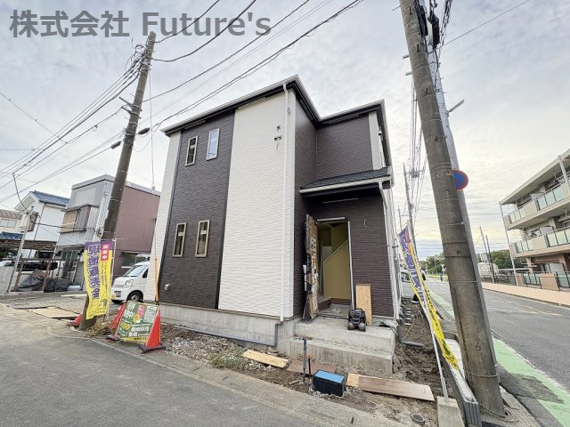 三郷市鷹野4丁目　新築戸建　全2棟　B号棟の外観|現地の写真になります。