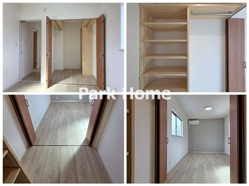 高知市福井町 -B号地- 新築戸建ての収納|２F:7.5洋室+WIC