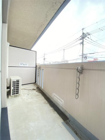 熊本市中央区坪井１丁目の賃貸マンションのバルコニー