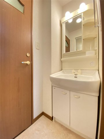 熊本市中央区坪井１丁目の賃貸マンションの独立洗面台