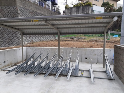 【設備】 | グリシーヌ・ユーヤ三ッ沢B | グリシーヌ・ユーヤ三ツ沢B　自転車置場