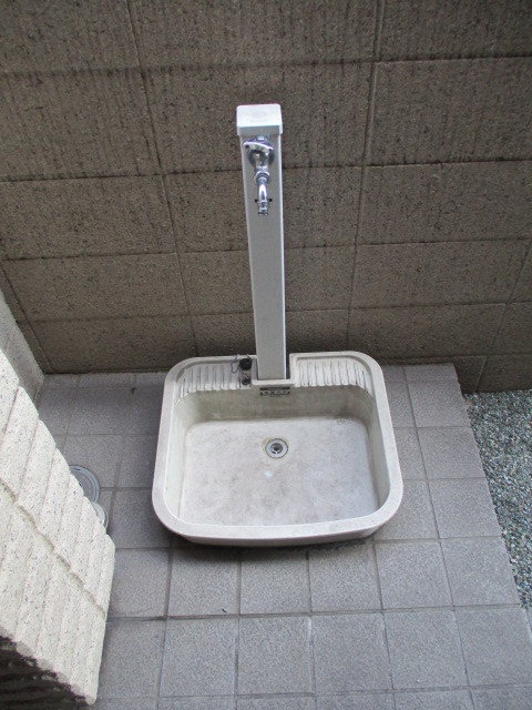 パークサイドメゾン観音のロビー|エントランスにはペット足洗い場あり