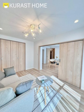 メゾン神足2号棟　2階の洋室|6.6帖洋室