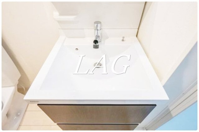 【洗面所】 | アウルム | 独立洗面台です。