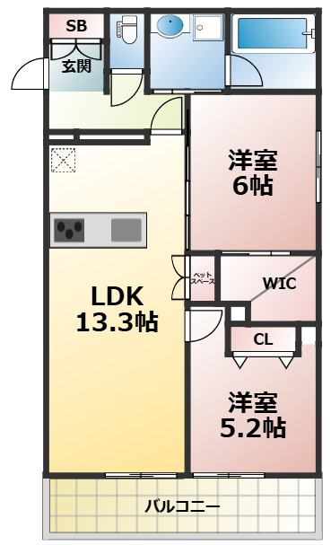 ＆　FUMINOSATOの間取り