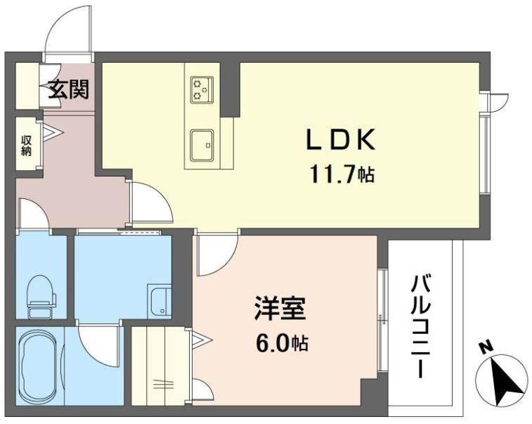 ラ・メゾンドールの間取り