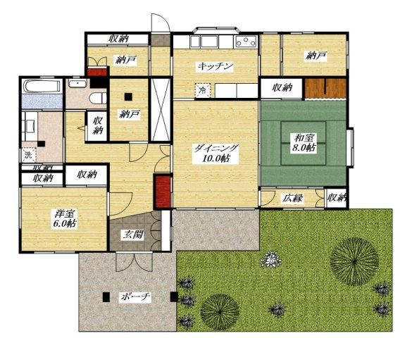 ロコハウスC棟の間取り