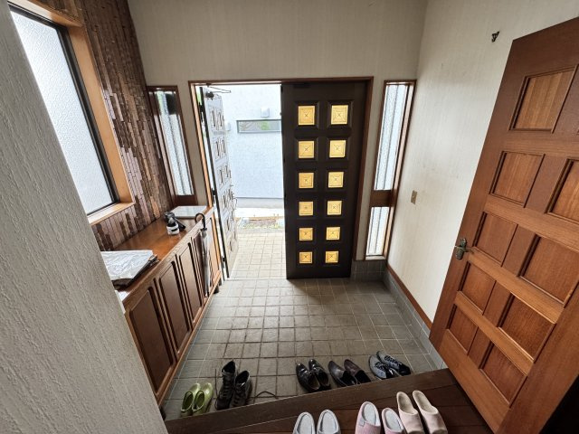 ロコハウスC棟の玄関