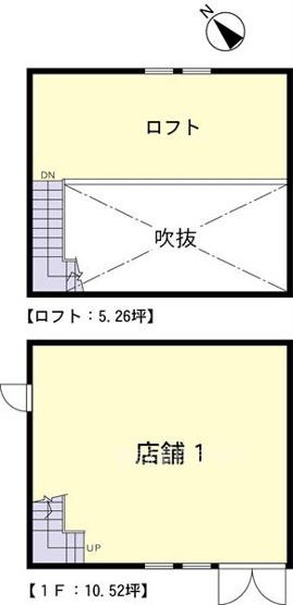 【間取り】 | 神立駅前Ｍー２テナント