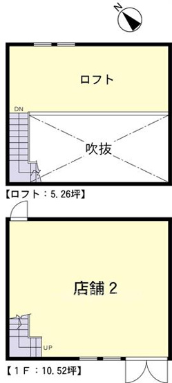 【間取り】 | 神立駅前Ｍー２テナント