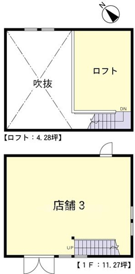 【間取り】 | 神立駅前Ｍー２テナント