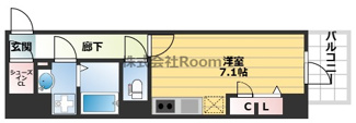 【間取り】 | Metrosa谷町六丁目South