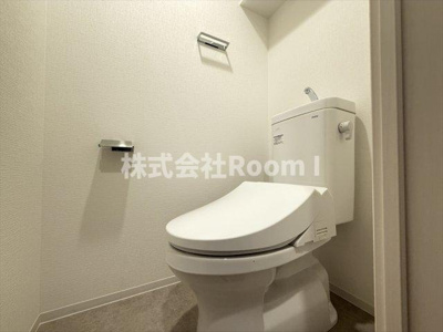 【トイレ】 | Metrosa谷町六丁目South | 落ち着いた色調のトイレです