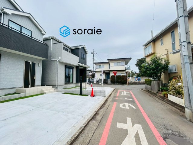 ハートフルタウン　所沢岩岡町　全2棟　の前面道路含む現地写真|10/21　撮影