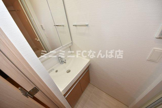 Metrosa谷町六丁目Northの洗面所