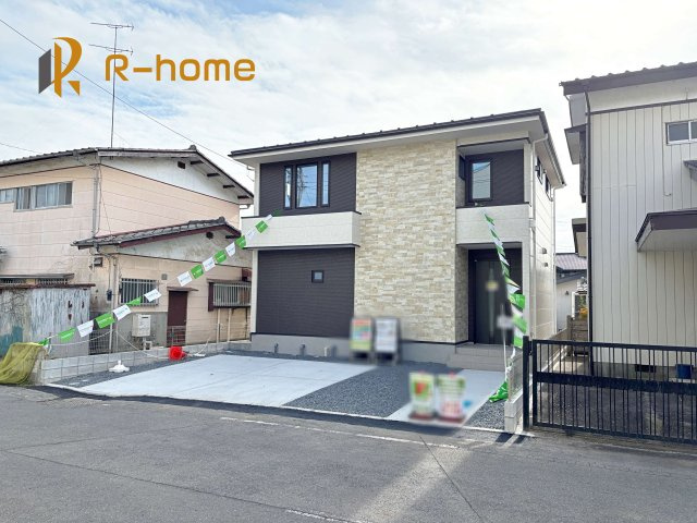 水戸市本町1期　新築戸建て　1号棟の外観|ご予約を頂ければ、『平日』はもちろん『早朝』や『夜間』もご見学可能です♪お気軽にお申し付けください♪