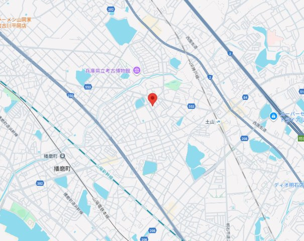 加古郡播磨町北野添（全3棟）1号棟の地図