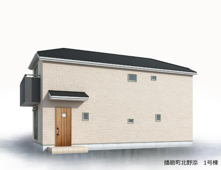 加古郡播磨町北野添（全3棟）1号棟の外観パース