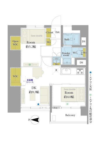 高田馬場住宅の間取り|2DK