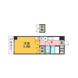 ロイヤル天神南の間取り