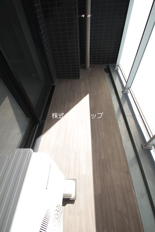 Le'a横濱コアフォートのバルコニー