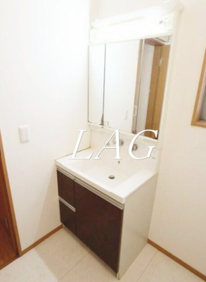 【洗面所】 | 池袋三丁目戸建 | 独立洗面台です。