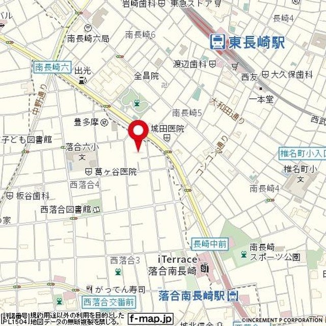 ウィンズ・パレ西落合の地図