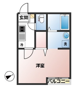 Freesia courtの間取り