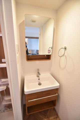 大阪市城東区蒲生１丁目の賃貸マンションの洗面所