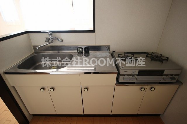 スカイコート志比田Ⅰ・Ⅱのキッチン|きれいなキッチンです