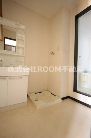 スカイコート志比田Ⅰ・Ⅱの洗面所|ゆったりとスペースのある洗面所