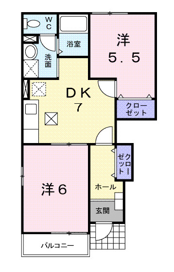 アヴニールXの間取り